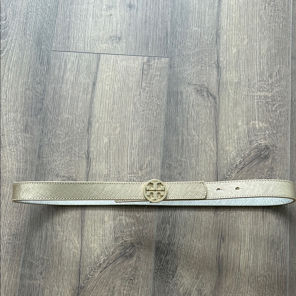 Tory Burch Reversible Gold/Silver Women's Belt